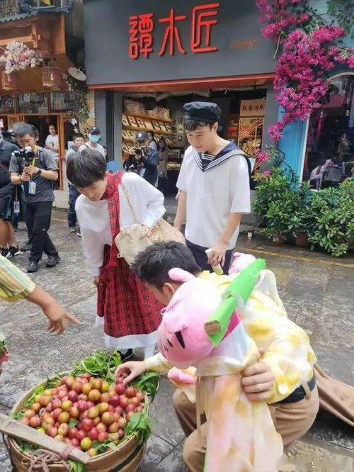 桂林明星偶遇,星光熠熠瞬间成焦点