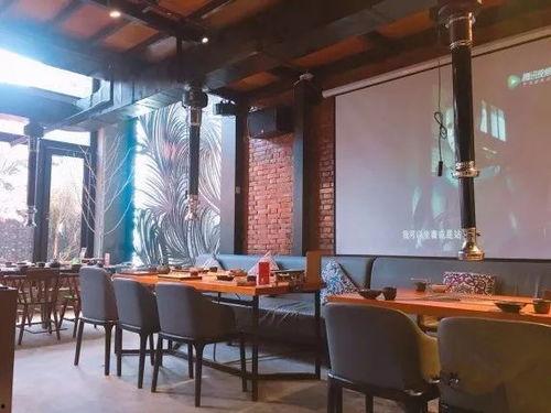 网红小吃圆形吧台图,时尚与美味的完美融合